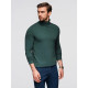 Vīriešu zaļš džemperis ar augstu apkakli Mark Džemperi