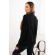 Sieviešu melns džemperis ar augstu apkakli Larsi Sieviešu džemperi