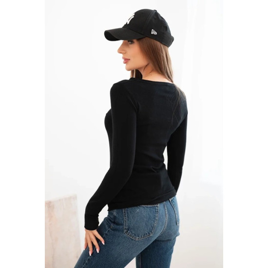 Sieviešu melns džemperis Renat Sieviešu džemperi