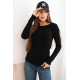 Sieviešu melns džemperis Renat Sieviešu džemperi