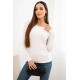 Sieviešu balts džemperis Renat Sieviešu džemperi