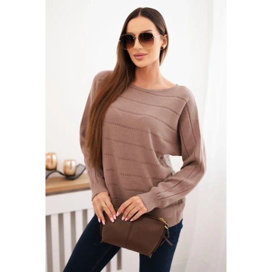 Sieviešu brūns džemperis Dora Sieviešu džemperi
