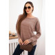 Sieviešu brūns džemperis Dora Sieviešu džemperi