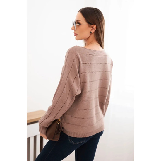 Sieviešu brūns džemperis Dora Sieviešu džemperi