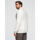 Vīriešu balts džemperis ar augstu apkakli Ton Džemperi