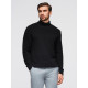Vīriešu melns džemperis ar augstu apkakli Ton Džemperi