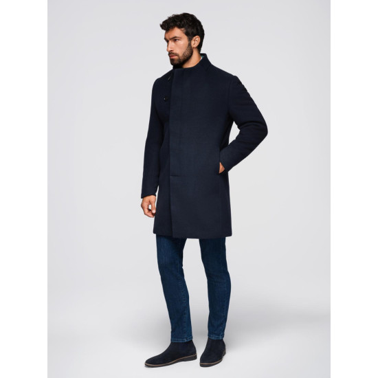 Vīriešu tumši zils mētelis Adre Vīriešu jakas un mēteļi