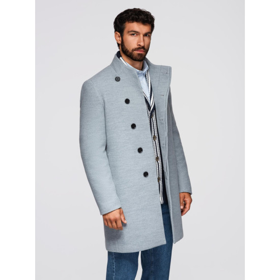 Vīriešu pelēks mētelis Adre Vīriešu jakas un mēteļi
