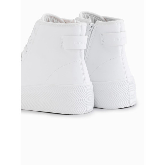 Vīriešu balti ikdienas apavi ar rāvējslēdzēju Brener Apavi