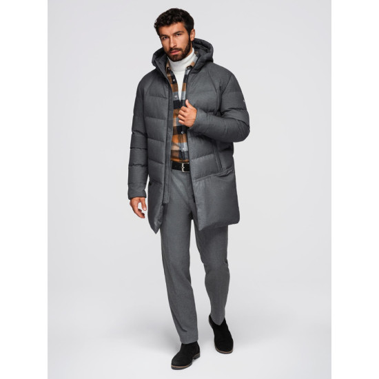 Vīriešu pelēka ziemas jaka Alf Ziemas jakas