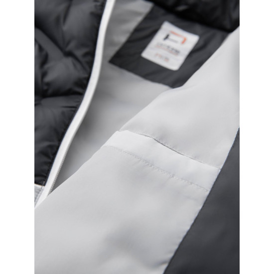 Vīriešu tumši pelēka ziemas jaka Flam Ziemas jakas