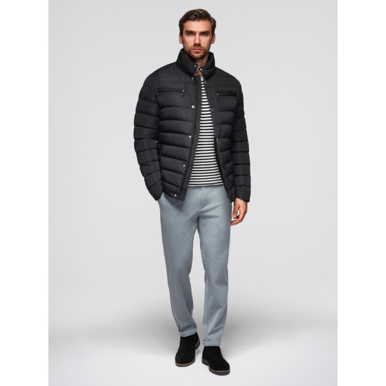 Vīriešu melna jaka Olten Vīriešu jakas un mēteļi