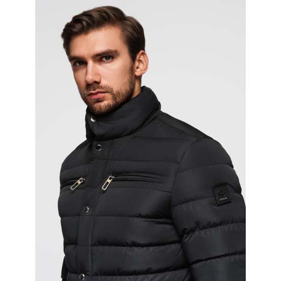 Vīriešu melna jaka Olten Vīriešu jakas un mēteļi