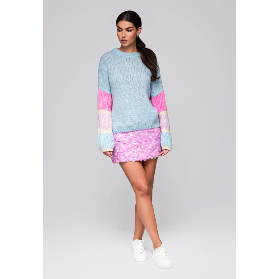 Sieviešu gaiši zils džemperis Bright Džemperi