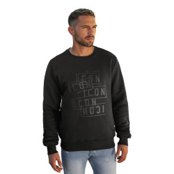 Vīriešu melns džemperis Andros Vīriešu melns džemperis Andros