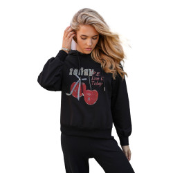 Sieviešu melns džemperis Šodien