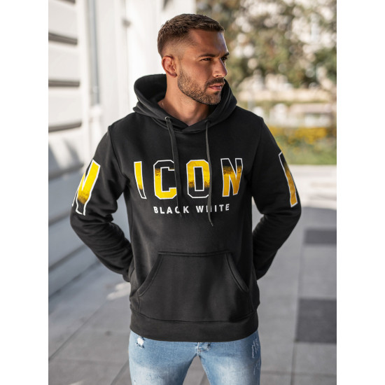 Vīriešu pelēks džemperis Icon2 Džemperi ar kapuci