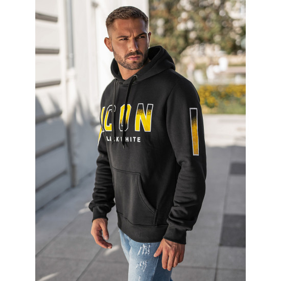 Vīriešu pelēks džemperis Icon2 Džemperi ar kapuci