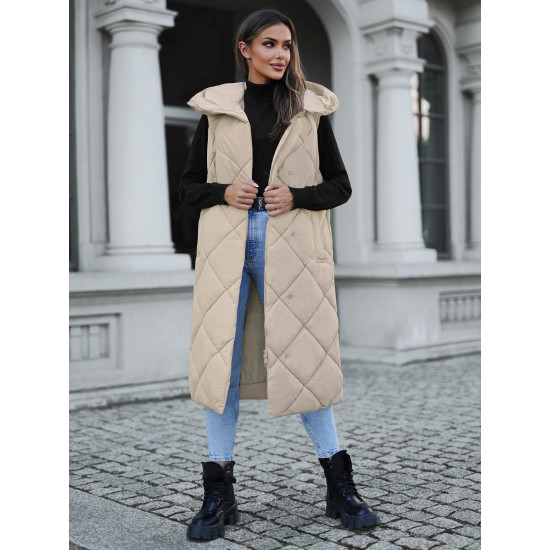 Kiket brūna garā veste JS/5M3165/62