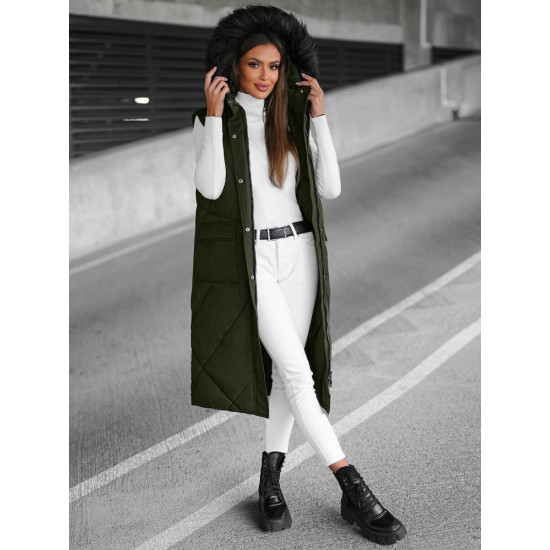 Sieviešu tumši zaļa veste Artur Sieviešu vestes