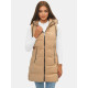 Sieviešu brūna gara veste Peret Sieviešu vestes