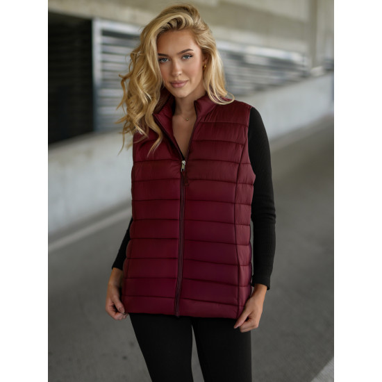 Sieviešu bordo krāsas veste Tory Sieviešu vestes