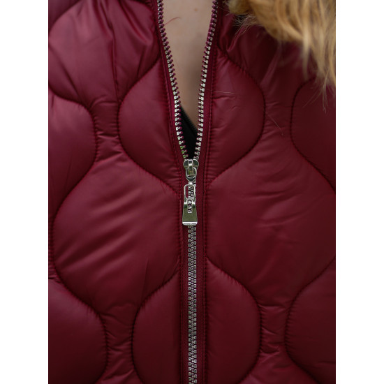 Sieviešu bordo krāsas veste Lyra Sieviešu vestes