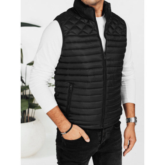 Vīriešu melna veste Geir TX5076 - Vīriešiem Vīriešu melna veste Geir Vestes