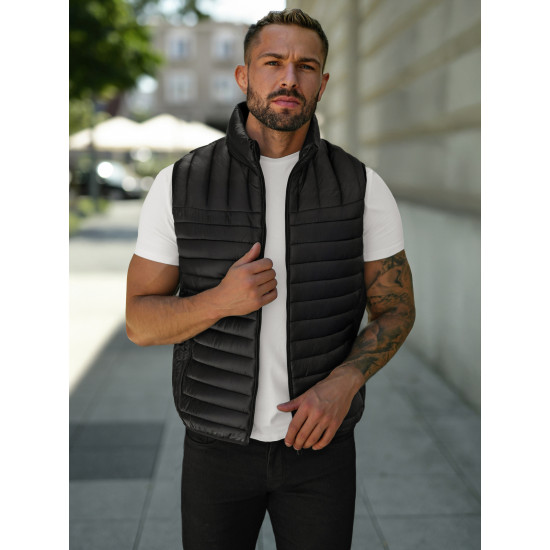 Vīriešu melna veste Stix JS/16M9298/392B - Vīriešiem Vīriešu melna veste Stix Vestes