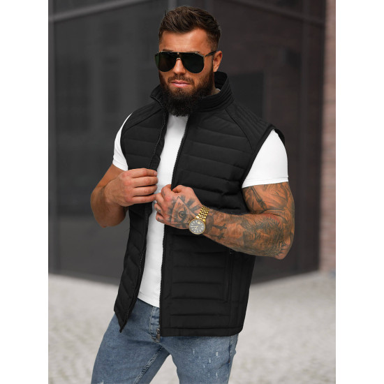 Vīriešu melna veste Merlin JS/31M5063/392 - Vīriešiem Vīriešu melna veste Merlin Vestes