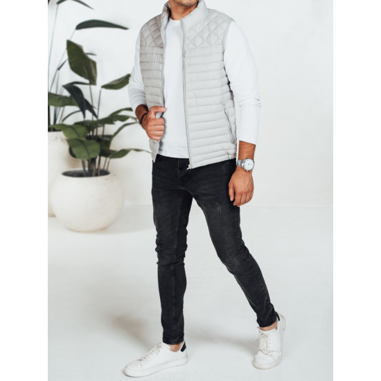 Vīriešu gaiši pelēka veste Geir TX5078 - Vīriešiem Vīriešu gaiši pelēka veste Geir Vestes
