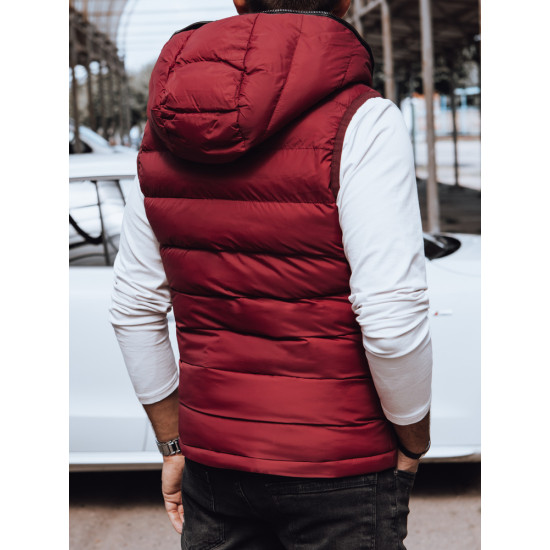 Vīriešu bordo krāsas veste Dobor TX4742 - Vīriešiem Vīriešu bordo krāsas veste Dobor Vestes