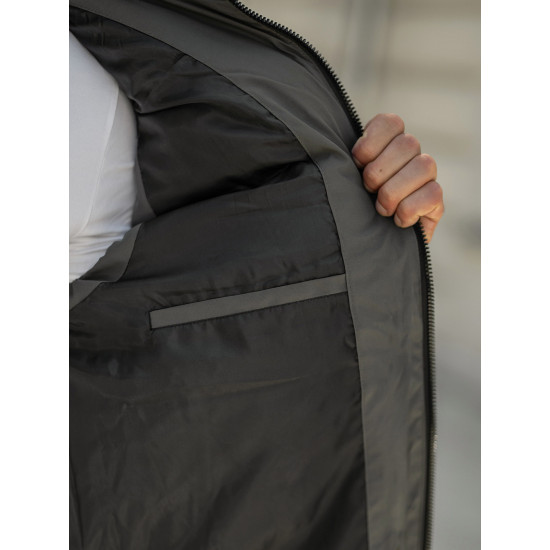 Vīriešu tumši pelēka veste Corles JS/32M1780/105 - Vīriešiem Vīriešu tumši pelēka veste Corles Vestes