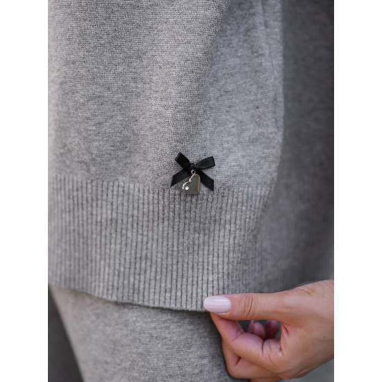 Sieviešu tumši pelēks brīvā laika kostīms Maribel Sieviešu uzvalki