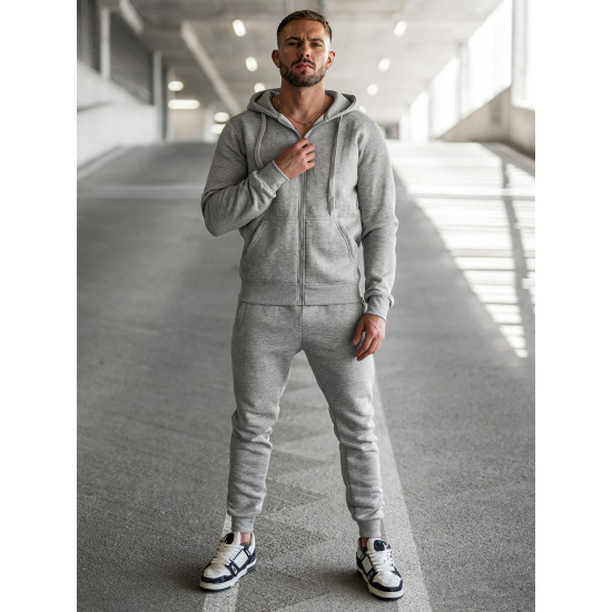 Pelēks vīriešu treniņtērps Pazar Sporta tērpi