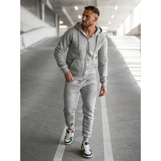 Pelēks vīriešu treniņtērps Pazar Sporta tērpi