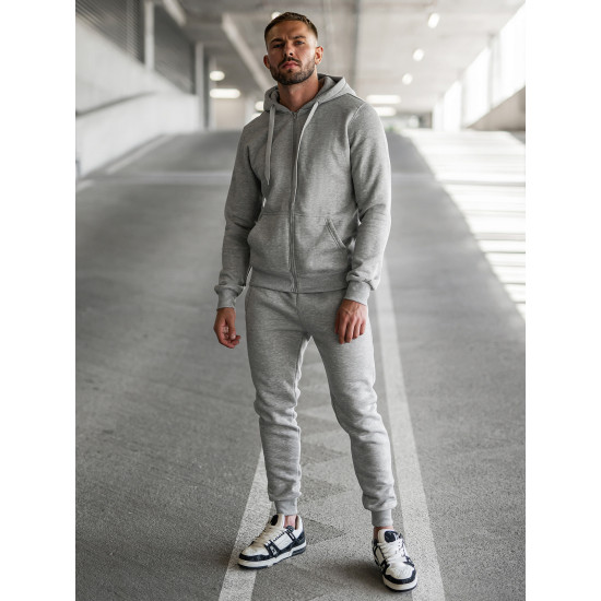 Pelēks vīriešu treniņtērps Pazar Sporta tērpi