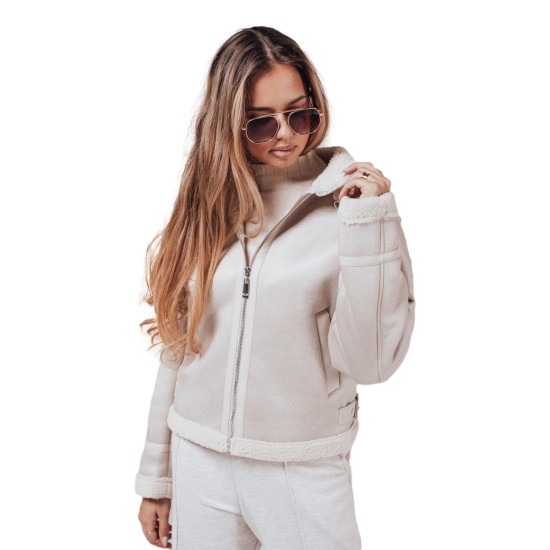 Sieviešu balta jaka Mira Sieviešu jakas