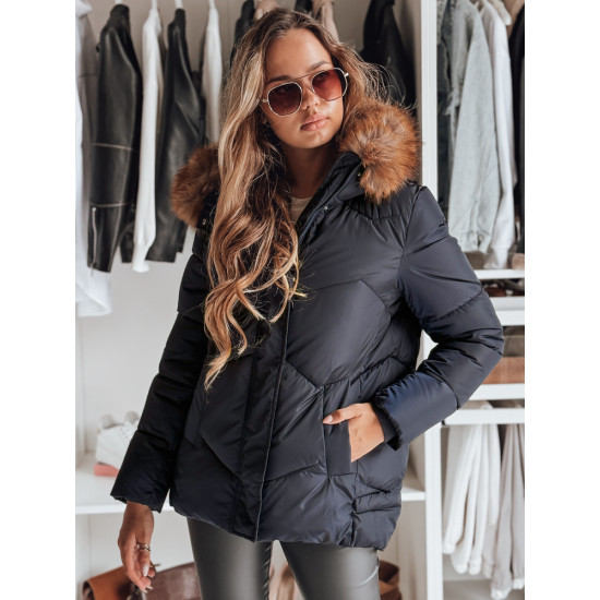 Sieviešu tumši zila ziemas jaka Doran Sieviešu jakas