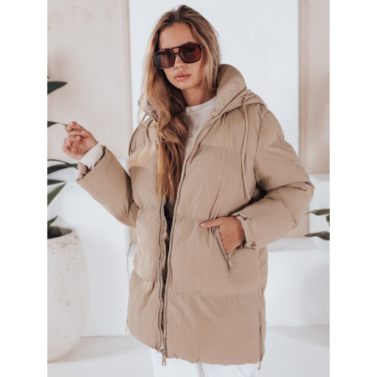 Sieviešu stepēta brūna jaka Letis Sieviešu jakas