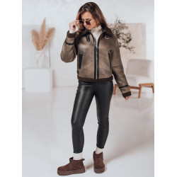 Sieviešu brūna jaka Mira