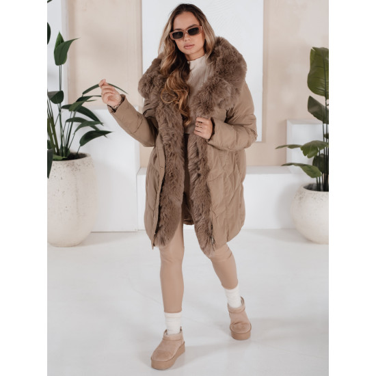 Sieviešu brūna ziemas jaka Niki Sieviešu jakas