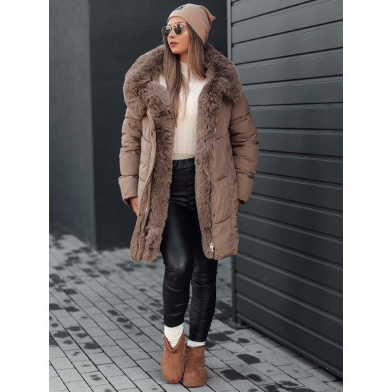 Sieviešu tumši brūna ziemas jaka Niki Sieviešu jakas