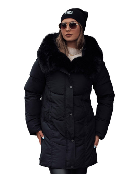 Sieviešu melna ziemas jaka Niki