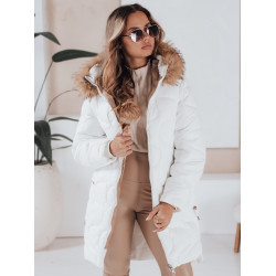 Sieviešu balta ziemas jaka Virel