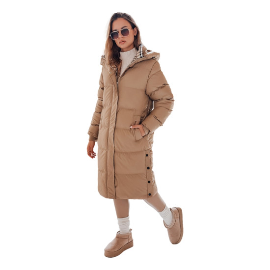 Sieviešu ziemas jaka brūnā krāsā Bren Sieviešu jakas