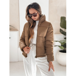 Sieviešu brūna jaka Lara