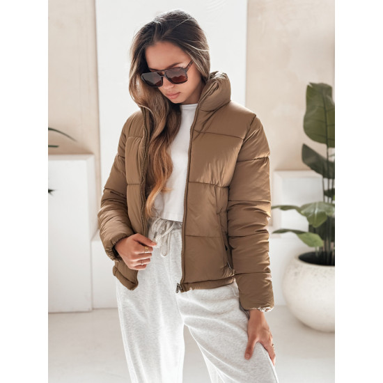 Sieviešu brūna jaka Lara Sieviešu jakas