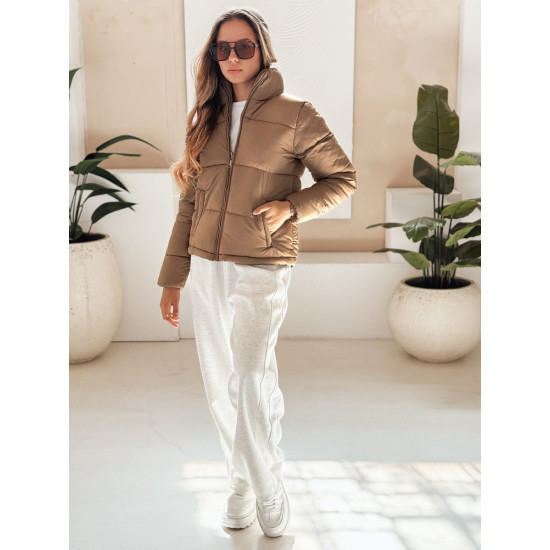 Sieviešu brūna jaka Lara Sieviešu jakas