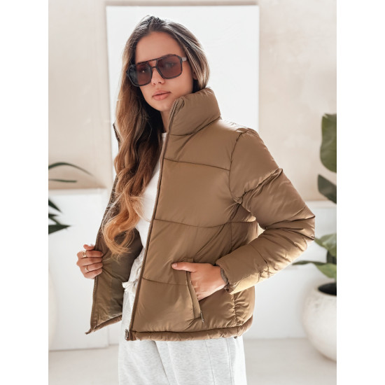 Sieviešu brūna jaka Lara Sieviešu jakas